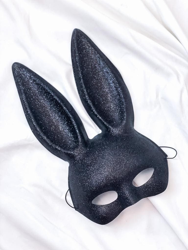 GLITTER BUNNY MASK