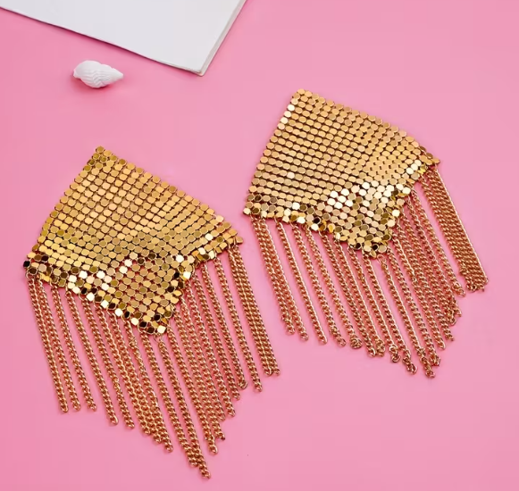 PROTETOR DE MAMILO DOURADO METÁLICO