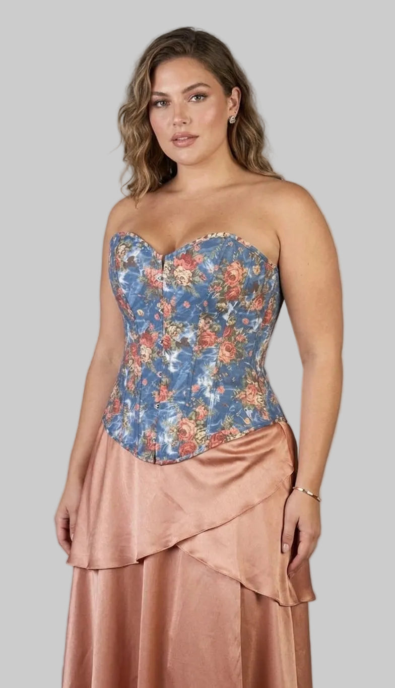 CORSET JEANS FLOR