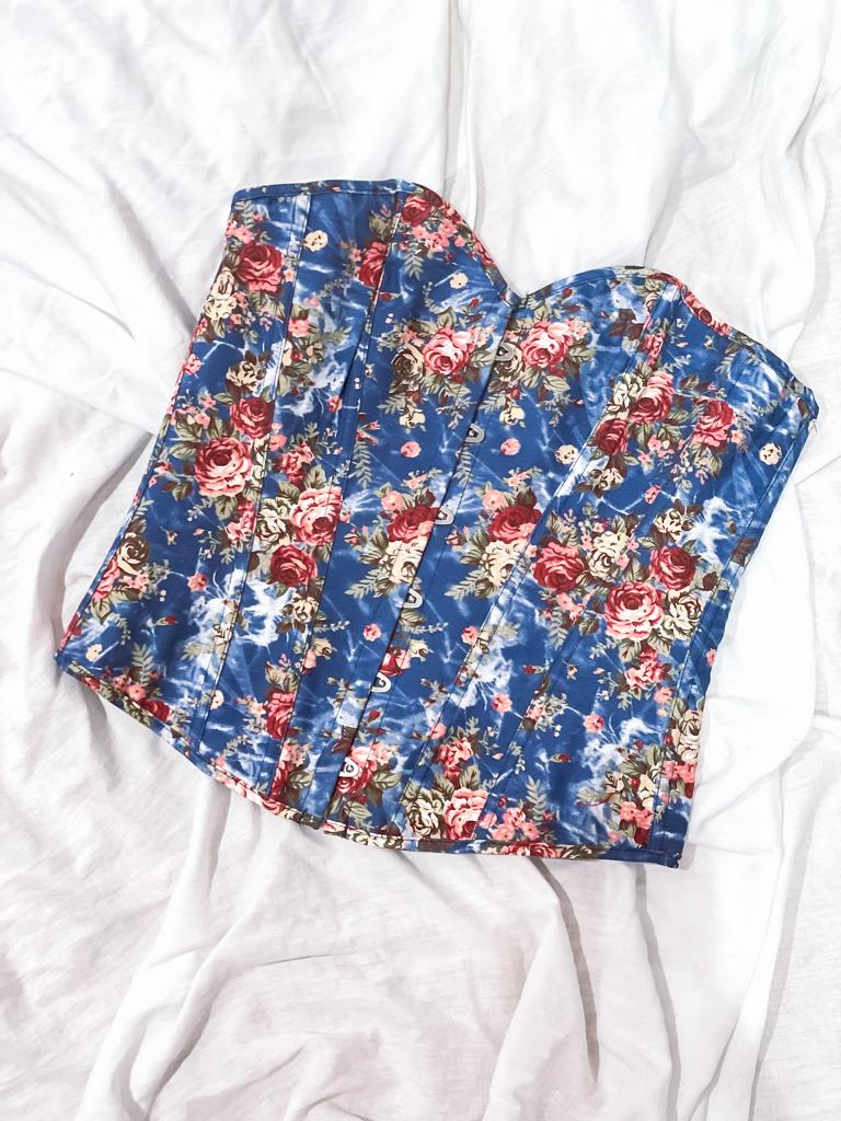 CORSET JEANS FLOR