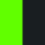 NEGRO CON VERDE NEON